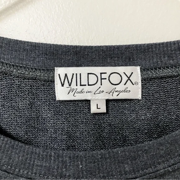 Wildfox | Gray Vibrant Sweatshirt L - Picture 4 of 5